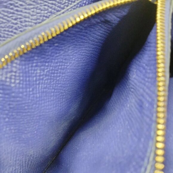 $4995 Authentic HERMES Constance Made in FRANCE Women's Navy Blue Epsom Wallet - Picture 9 of 13